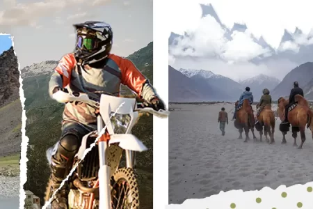 Ladakh Trip on Bike: Delhi-Manali-Leh-Srinagar 9 Night 10 Days Package