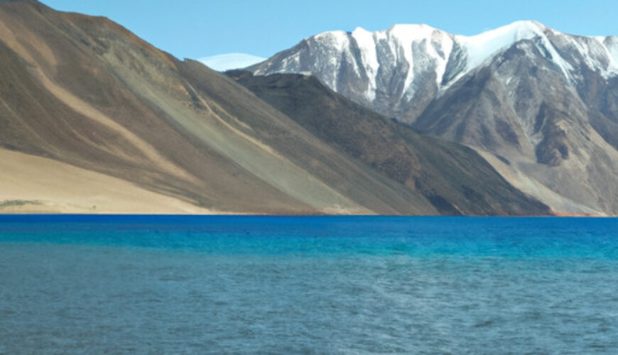 What is special about Pangong Lake?