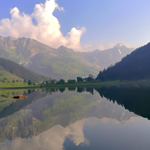 Which lake in Kashmir is very famous?