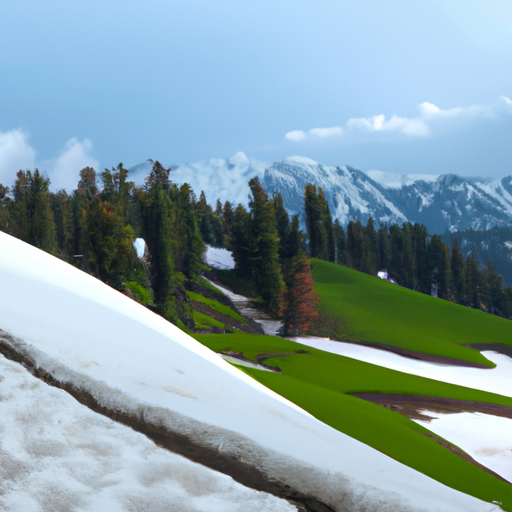 What is the name of glacier in Gulmarg?